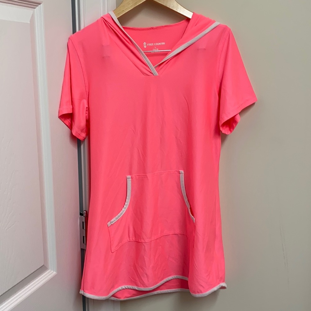 Free country hooded pool coverup size large 14/16